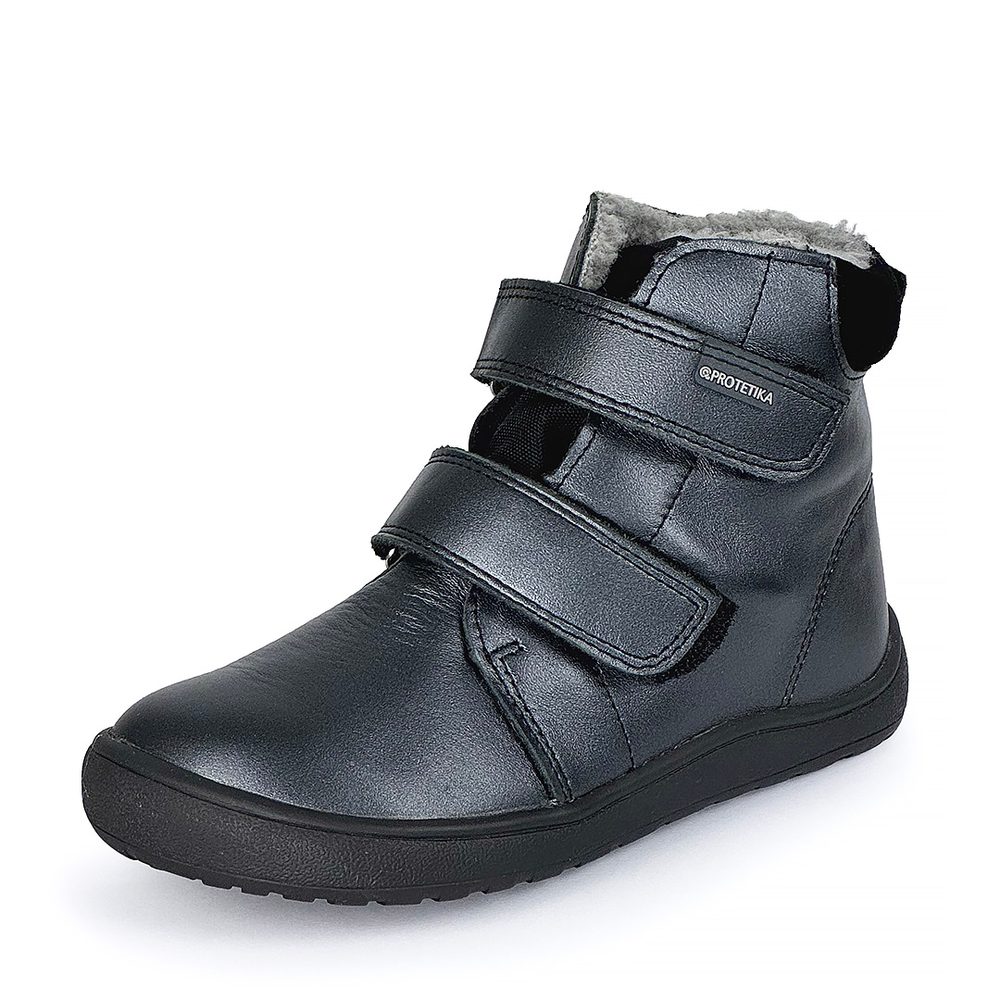 Dievčenské zimné barefoot topánky PRO-tex BEKA BLACK - 29