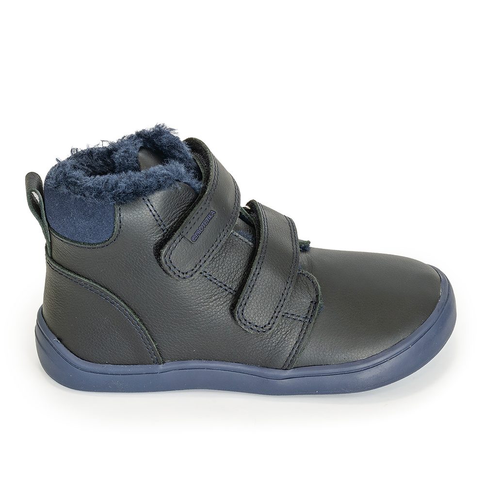 E-shop Chlapčenské zimné topánky Barefoot DENY BLACK, Protetika, čierna - 22