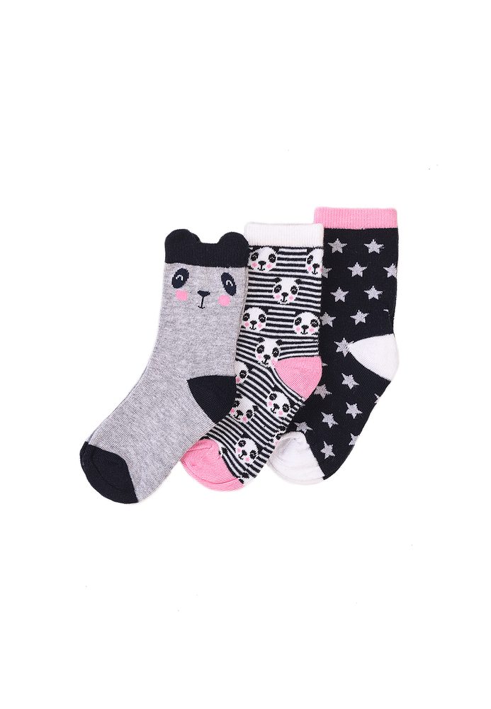 E-shop Ponožky dievčenské 3pack, Minoti, KG SOCK 32, dievča - 128/140 | 8/10let