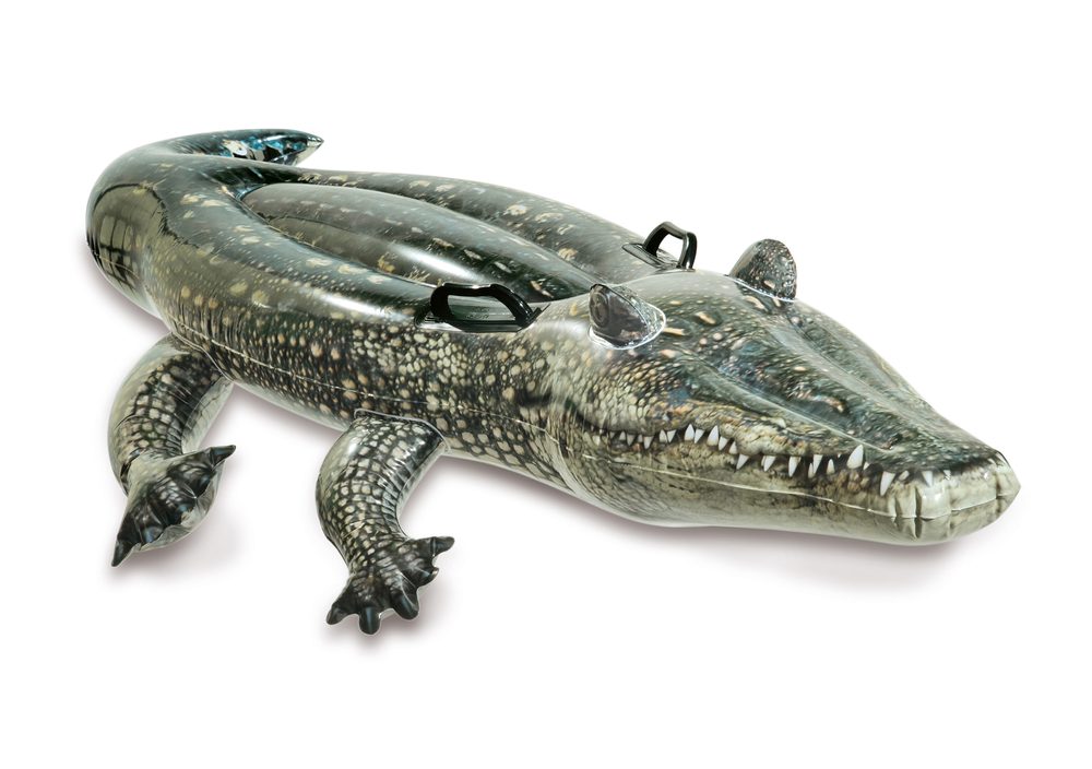 Levně Nafukovací krokodýl 170x86 cm, INTEX, W157551
