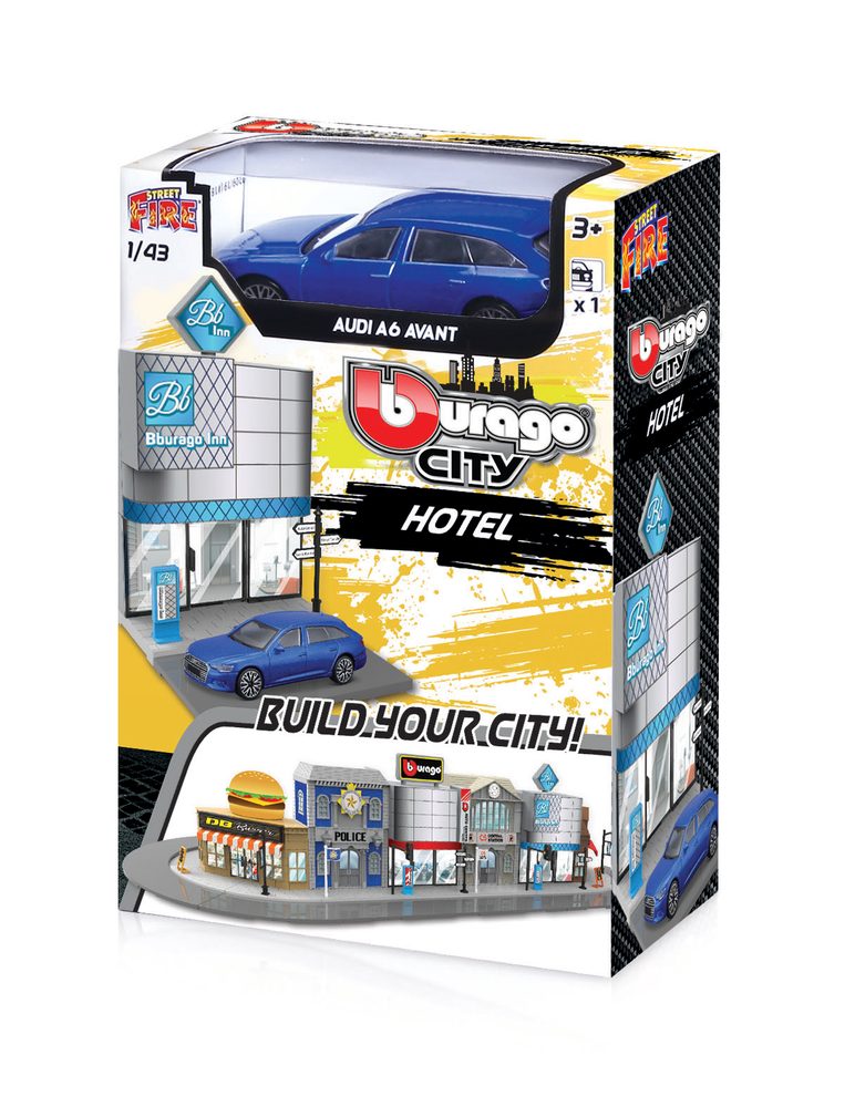 E-shop Bburago city 1:43 18-31503 Hotel, Bburago, W010106