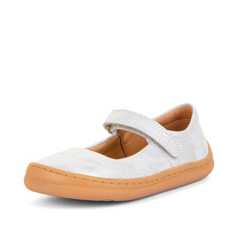 Dívčí barefoot baleríny MARY J Silver Froddo G3140184-6 stříbrná - 29
