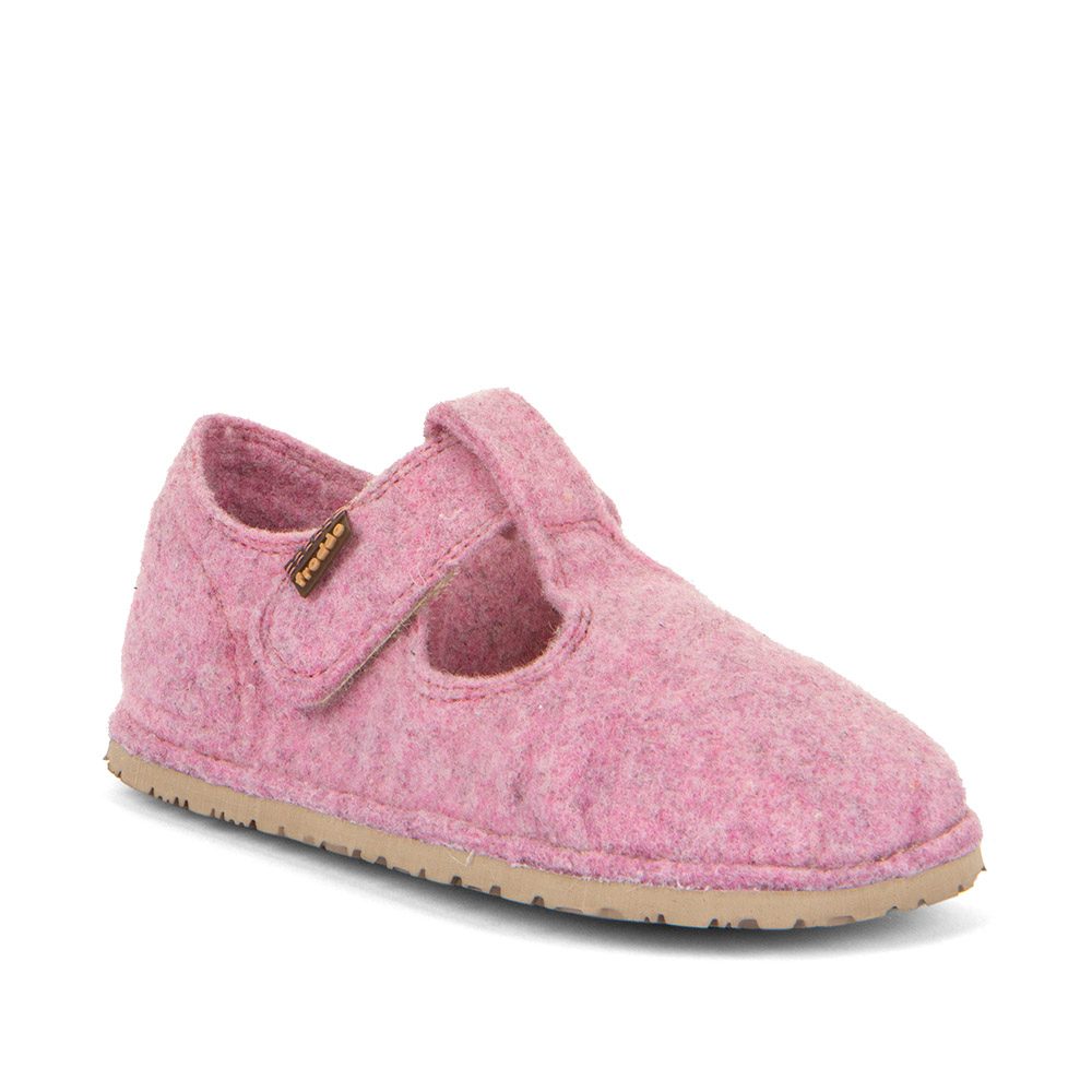 Dievčenské barefoot papuče FLEXY WOOLY Pink; Froddo; G1700378-7 - 30