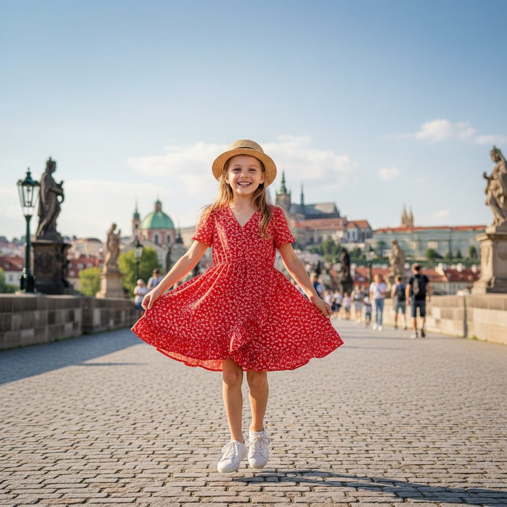 Šaty dívčí, Minoti, 14dress 34, Holka - 146/152 | 11/12let