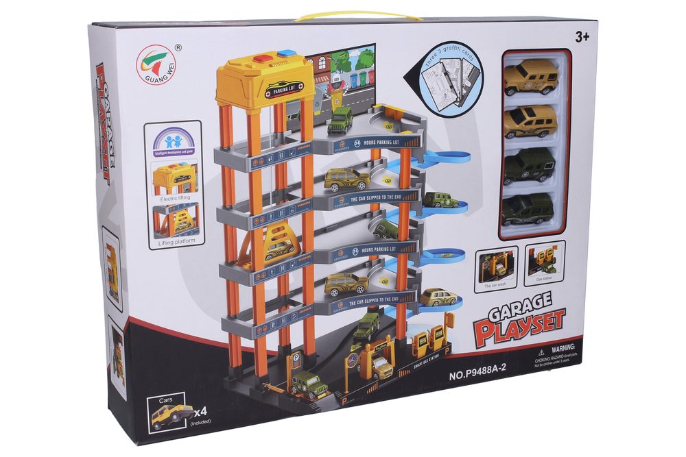 Levně Parkovací stanice 36,5 x 21,5 x 46,5 cm, Wiky Vehicles, W013495