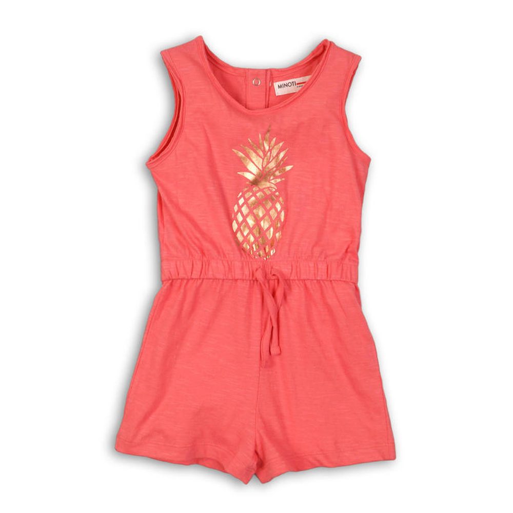 Overal dívčí bavlněný, Minoti, TG PLAYSUIT 7, holka - 86/92 | 18-24m