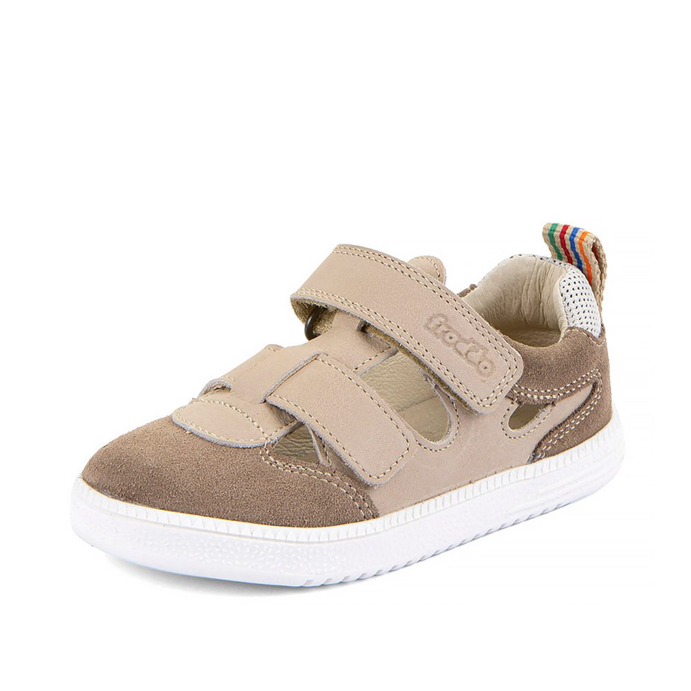 Levně Chlapecké barefoot sandály LOOP SANDAL Taupe Froddo G3150292-3 - 24
