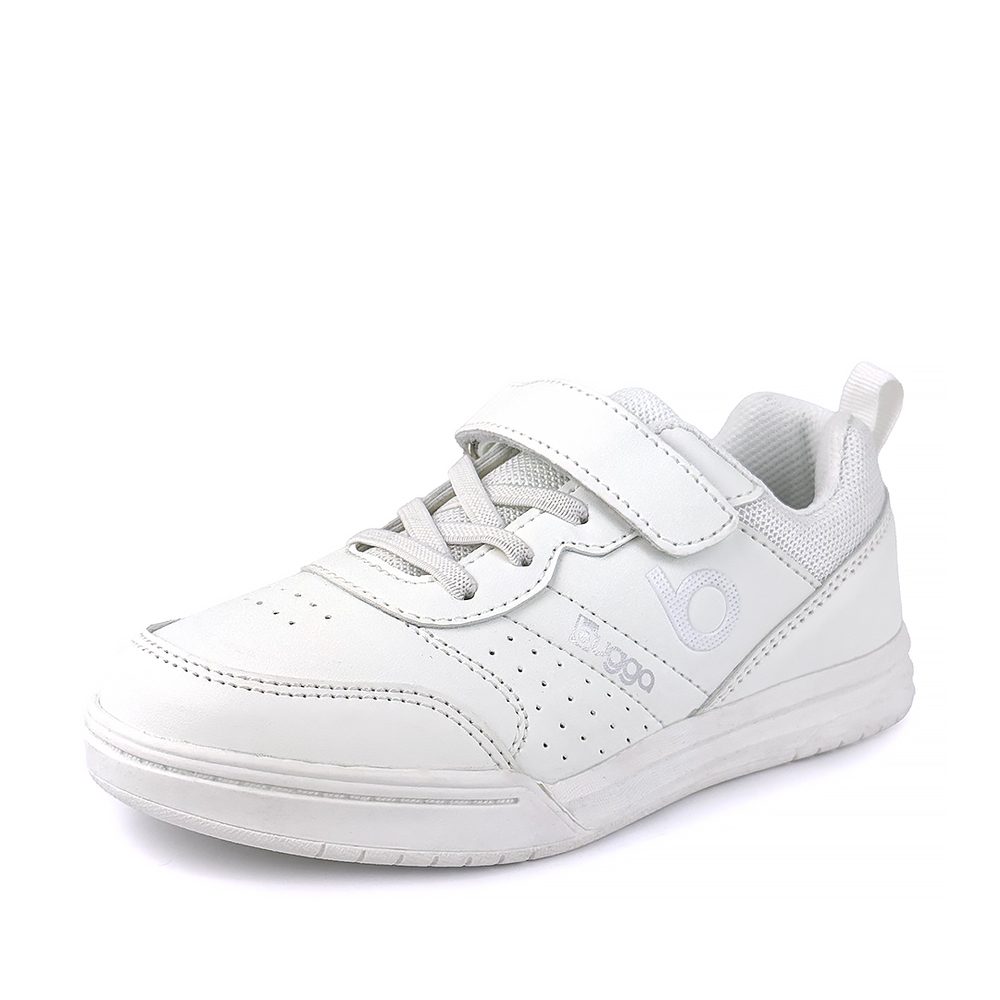 Dětské outdoorové boty na suchý zip Bugga ARIS White B00208-13 - 34