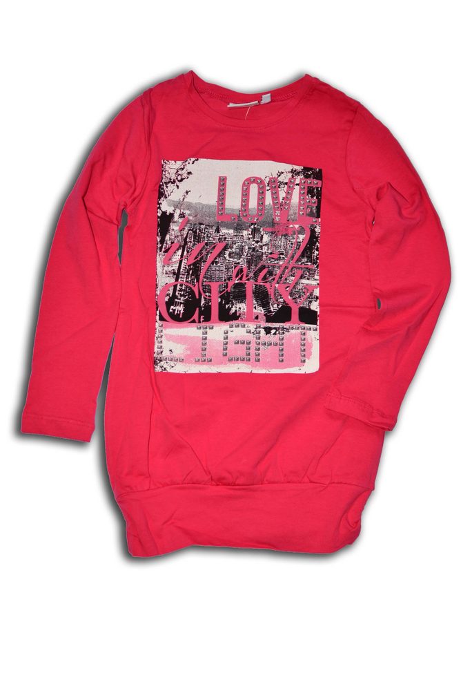 Tričko pre dievčatá, dlhý rukáv, Wendee, OZFB39210-1, ružová - 98 | 3roky