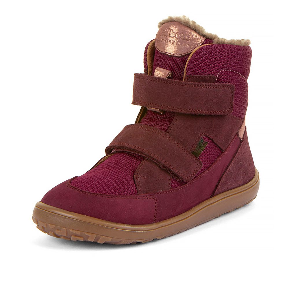 Dívčí zimní barefoot boty UP TEX WINTER Bordeaux G3160252-7 - 25