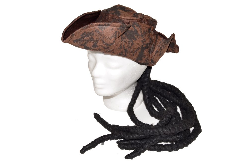 Klobouk pirátský s copánky, Wiky, W880321