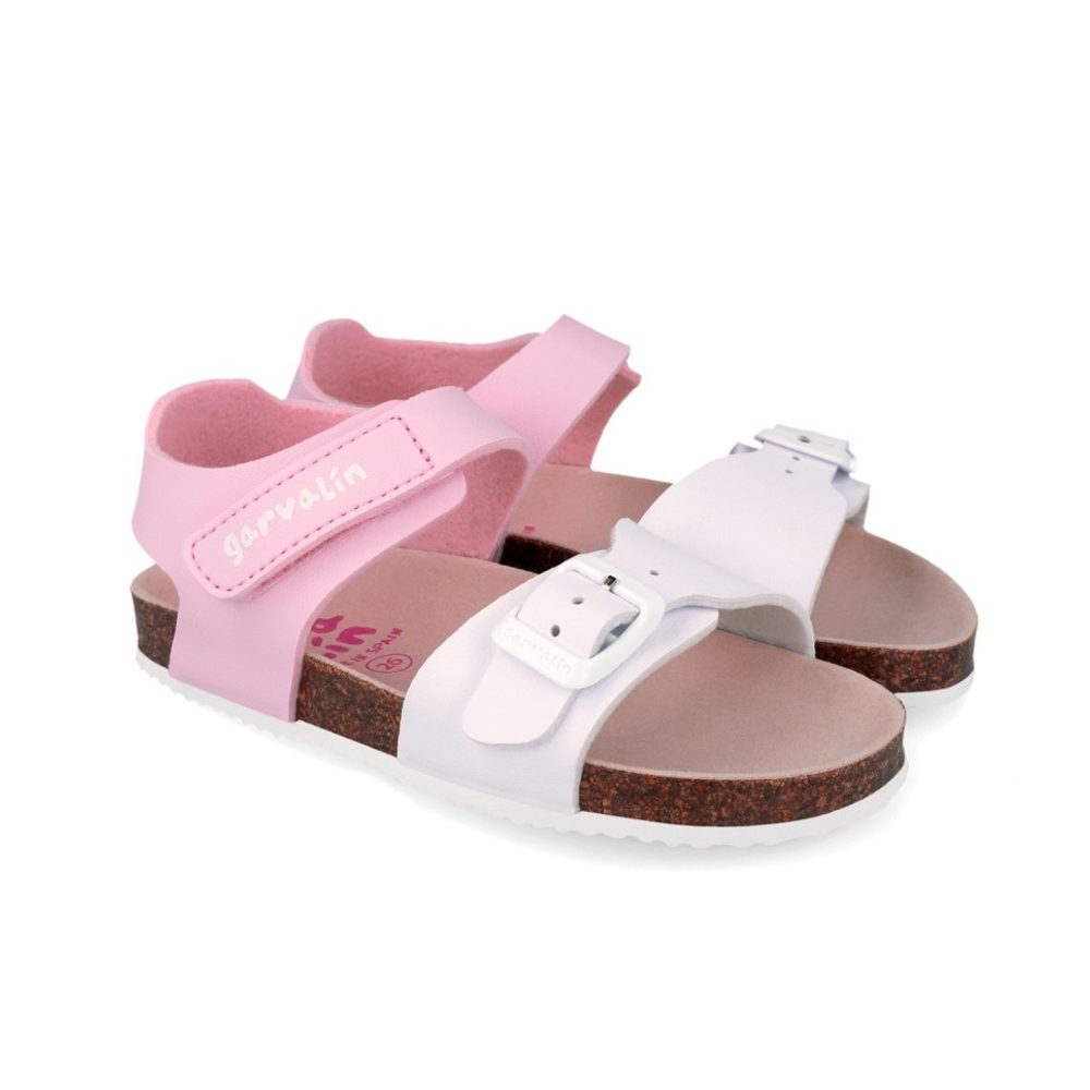 Dívčí sandály BIO BASICO BLANCO Y ROSA Biomecanics 262468-D113 - 28