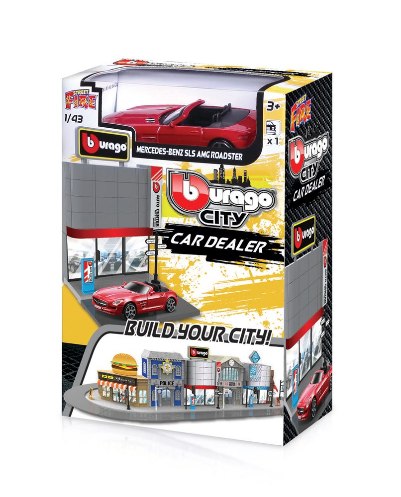 E-shop Bburago city 1:43 18-31501 Predajňa áut, Bburago, W010104