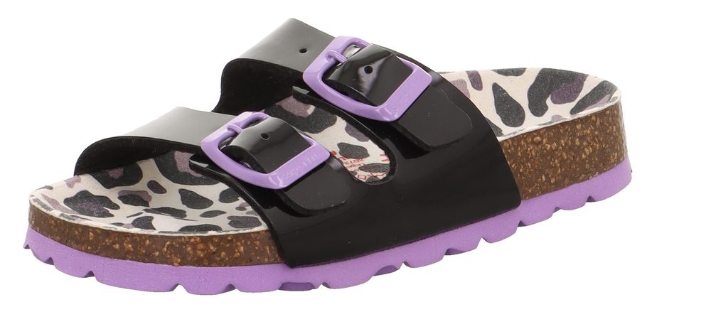 divčí korkové pantofle FOOTBAD, Superfit, 1-800111-0040, černá - 28