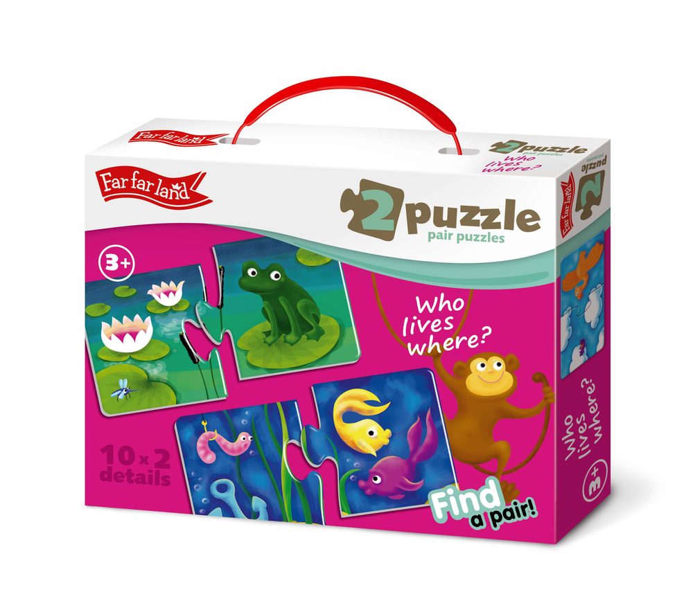 Far Far Land Puzzle domčeky pre zvieratá, Far Far Land, W022264