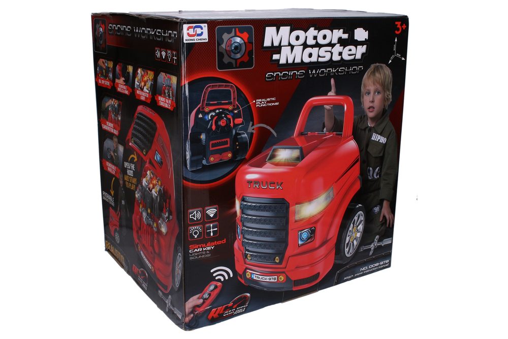 Motor šroubovací RC nad dálkové ovládání 40x39x47 cm - kamion, Wiky RC, W013263