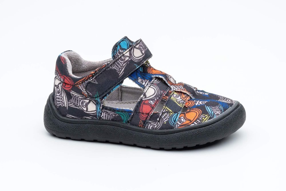 Papuče dětské barefoot Protetika OVE BLACK - 28