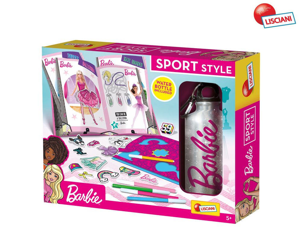 Barbie Sport návrhářský set s bandaskou, Lisciani, W013825