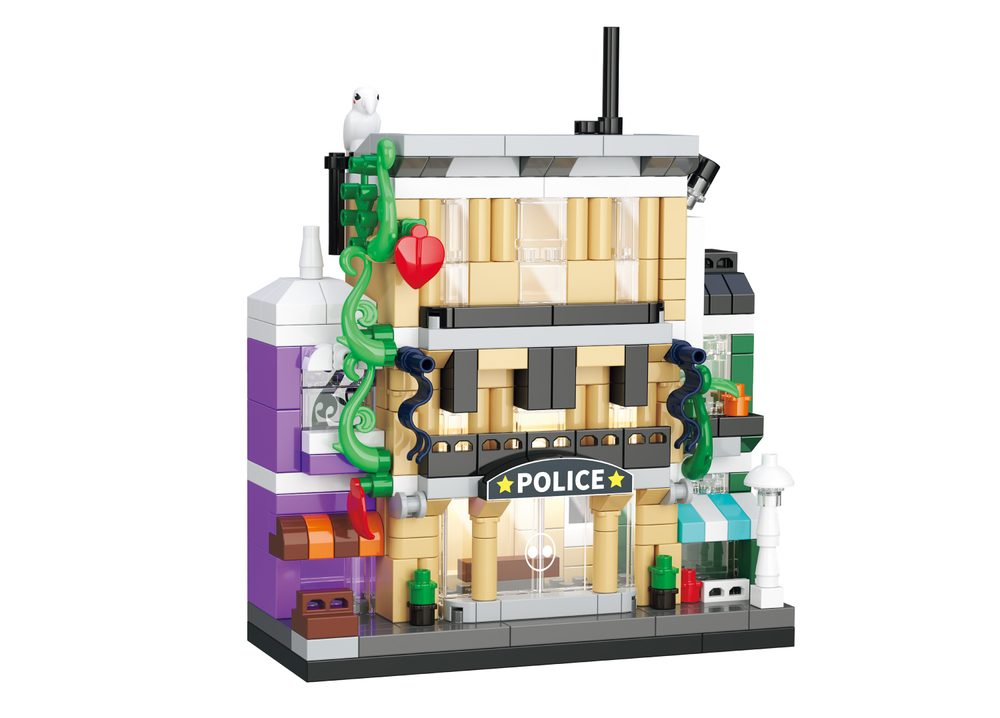 KOCO Policajná stanica 309 ks 8x3,5x9,5 cm, KOCO, W039573