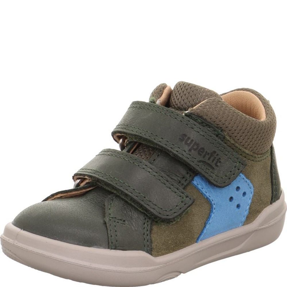 Dětské  barefit vyšší tenisky Superfit SUPERFREE Green/Light Blue 1-000543-7000 - 26