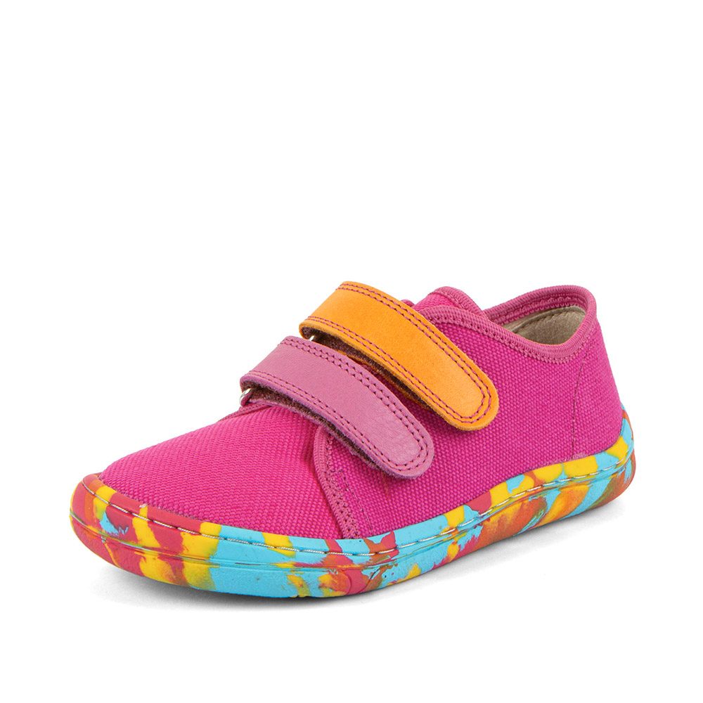 Dievčenské plátené barefoot tenisky CANVAS FUXIA Froddo G1700440-13 - 30