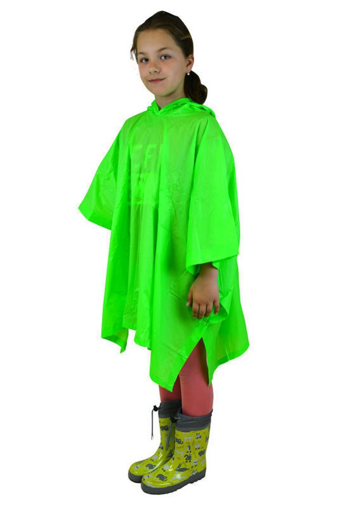 Poncho PVC neon, pidilidi, pl0066, zöld - dětská