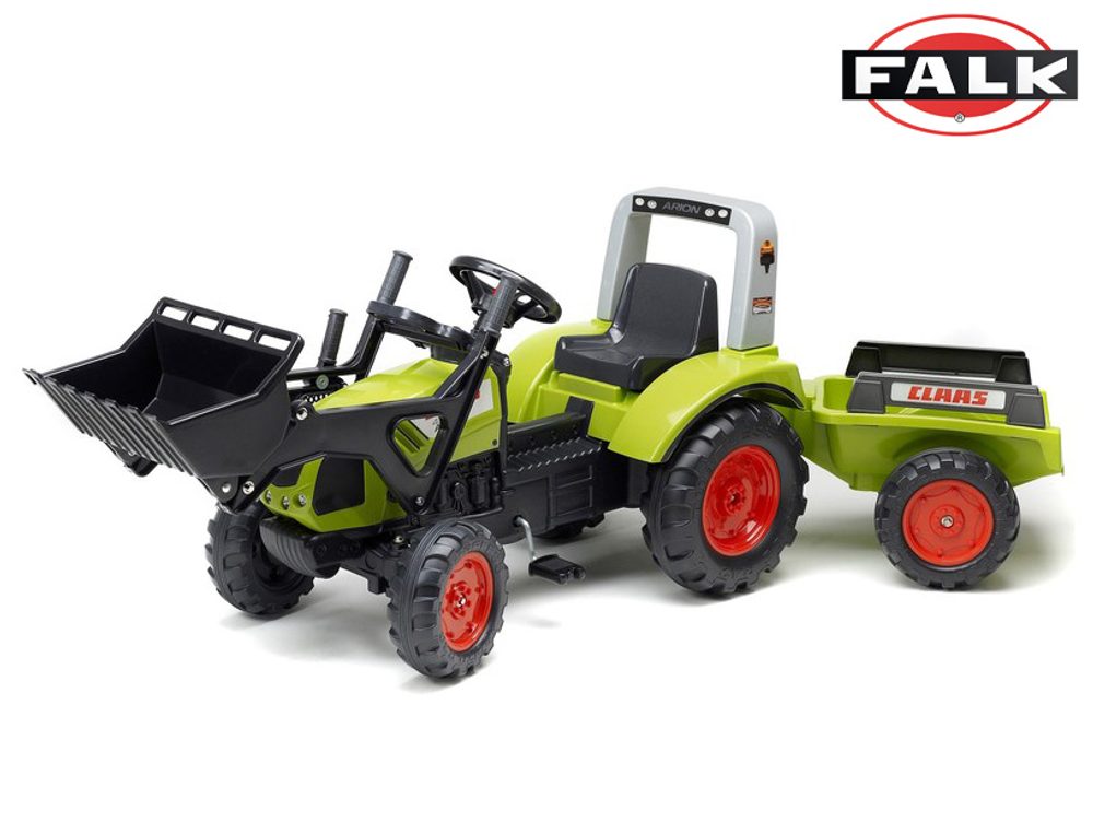 Clas Arion 430 pedálos traktor rakodóval és vontatóval, Falk, W012720
