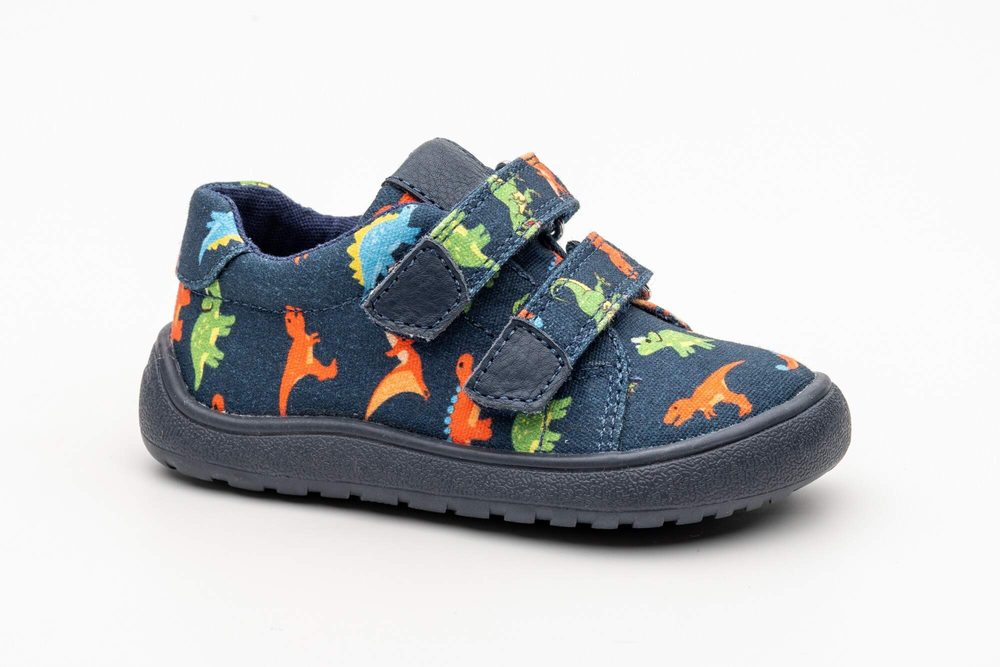 Chlapecké barefoot tenisky KORO DINO Protetika modré - 23
