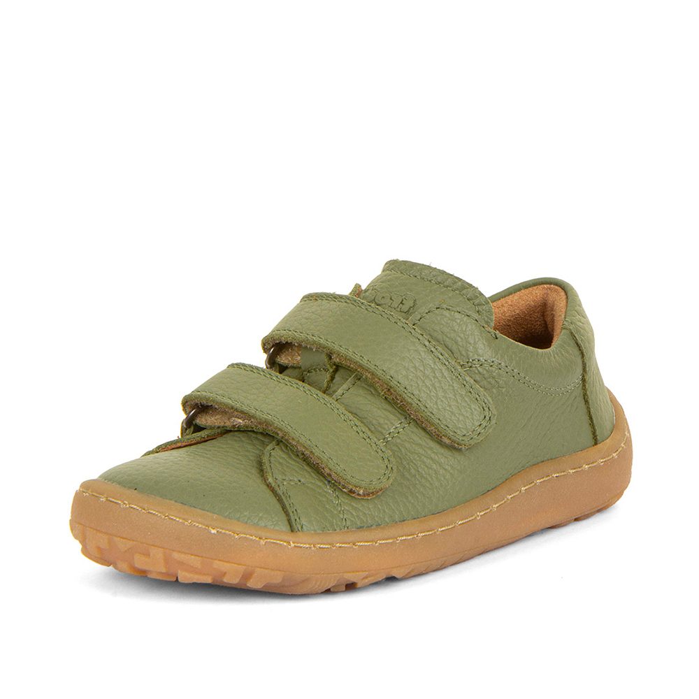 Levně Chlapecké barefoot tenisky BASE Olive Froddo G3130240-3 olivová - 33
