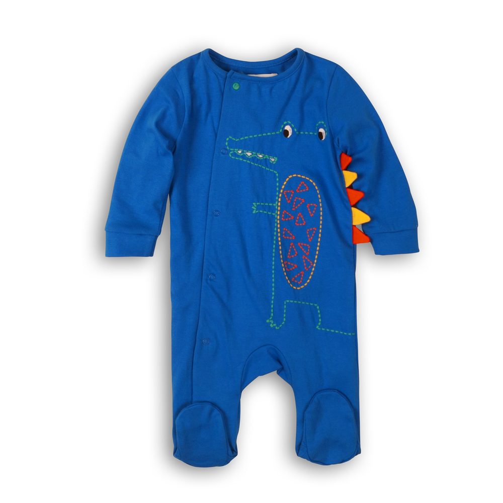 E-shop Overal dojčenský bavlnený 2pack, Minoti, Turtle 1, modrá - 56/62 | 0-3m