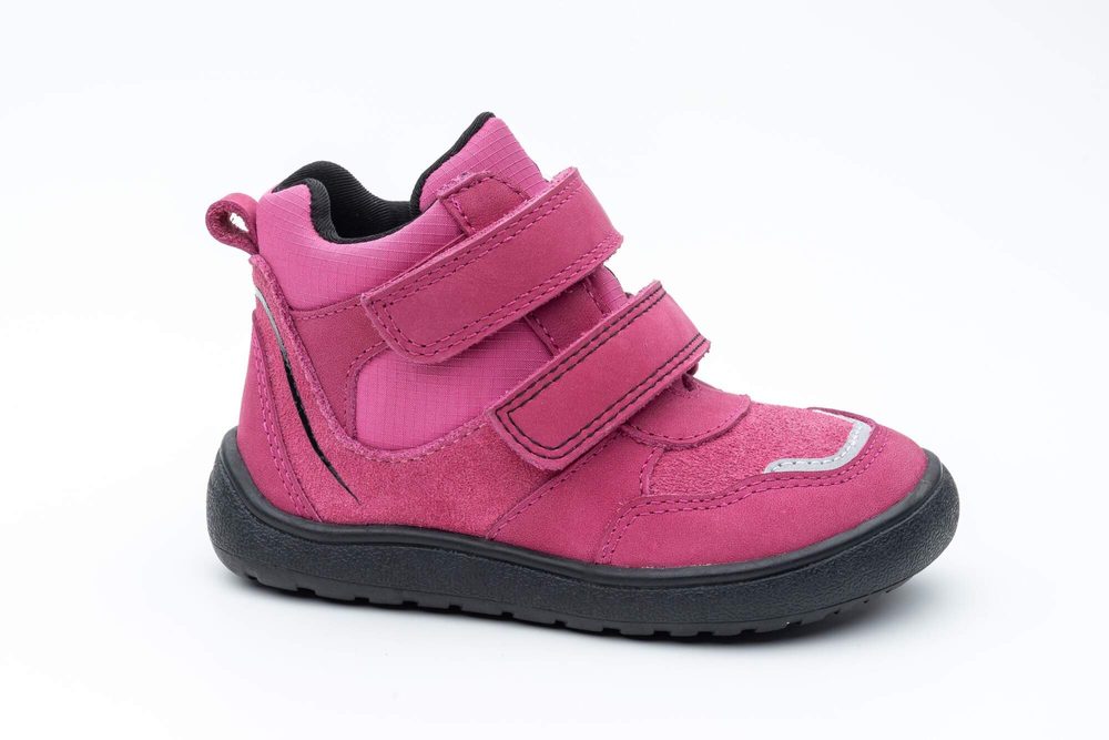 Dievčenské celoročné barefoot topánky Protetika BANET FUXIA - 31