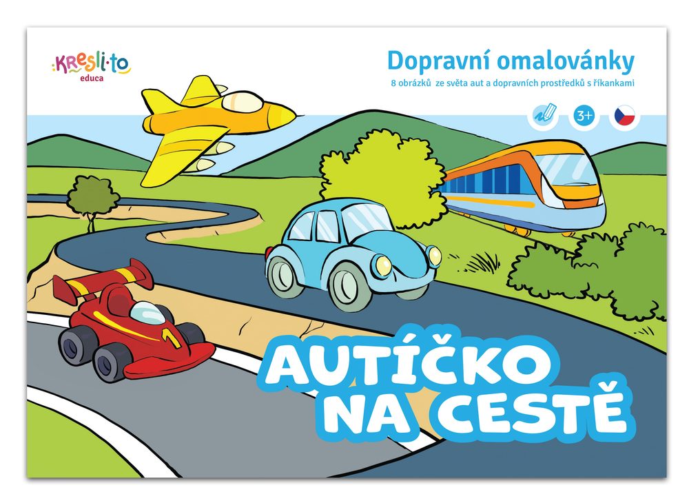 E-shop Omaľovánky Autá na cestách A5, Kresli.to, W031844