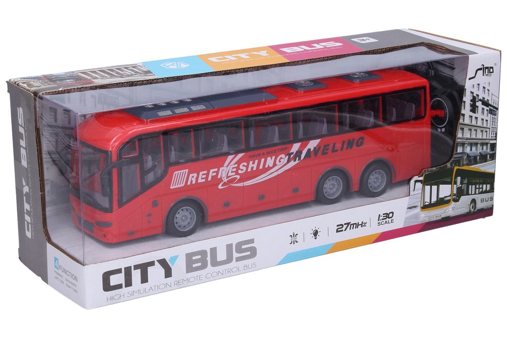 Levně Autobus RC na dálkové ovládání 32 cm, Wiky RC, W013371