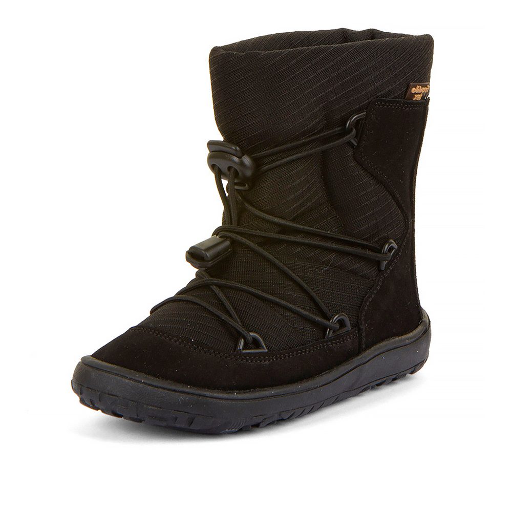 Dětské zimní barefoot boty TEX TRACK WOOL Black G3160251-13 - 30