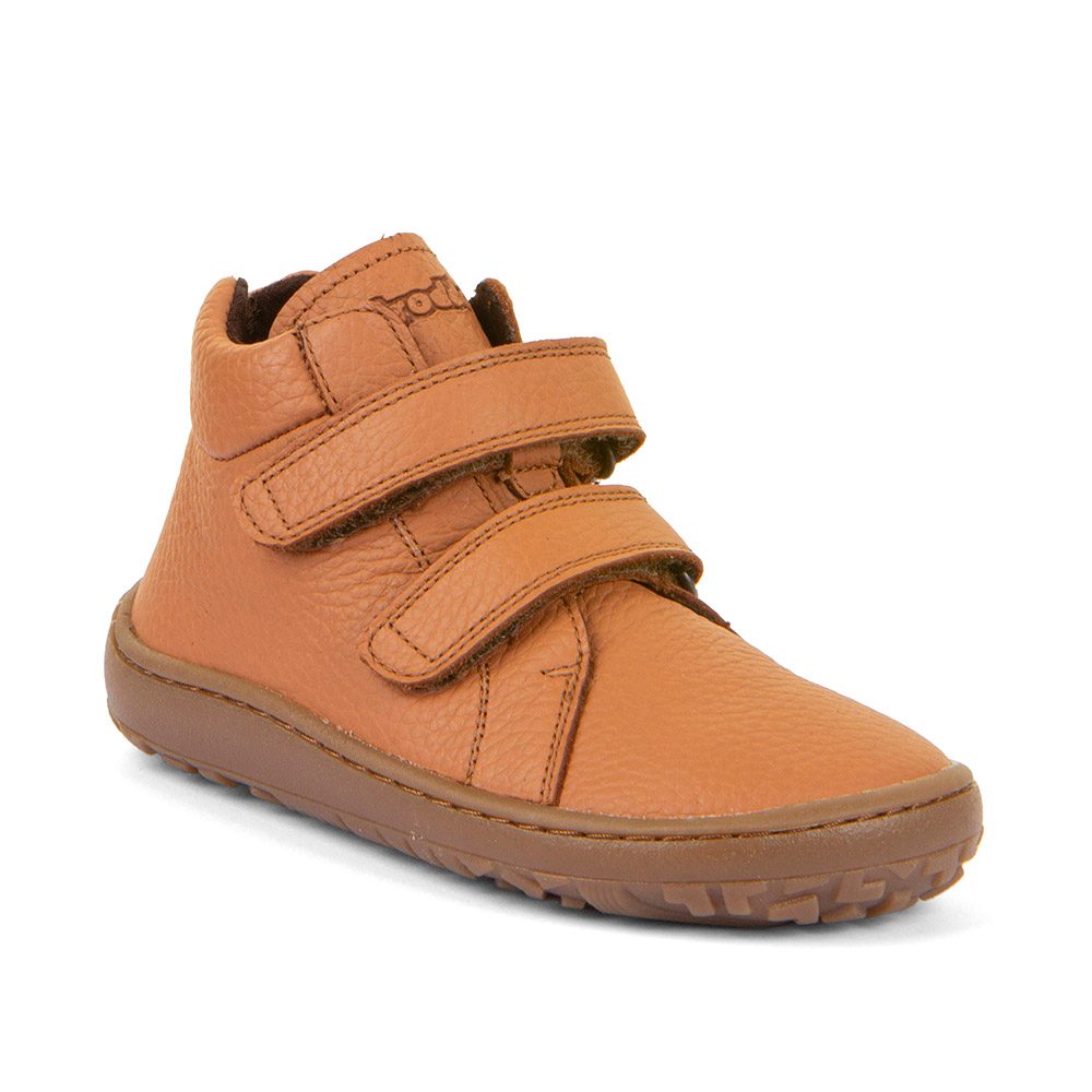 Detské členkové barefoot topánky AUTUMN Cognac Froddo G3110263-2 - 30