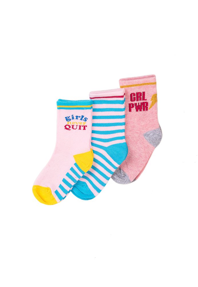 E-shop Ponožky dievčenské 3pack, Minoti, KG SOCK 28, dievča - 110/116 | 5/6let