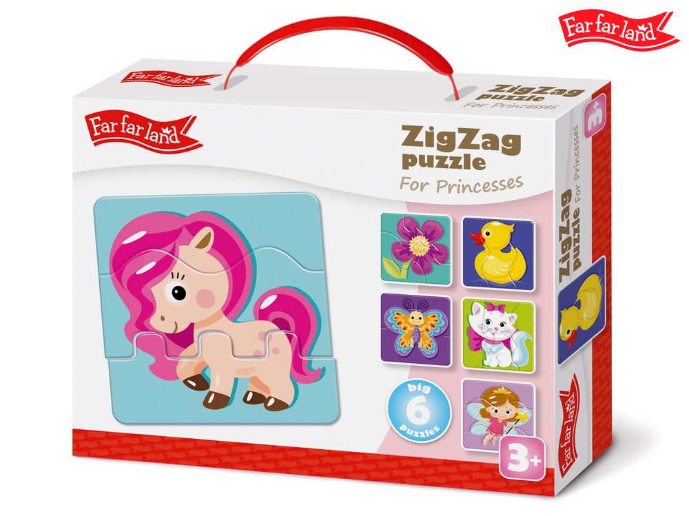 Levně Far Far Land Puzzle ZigZag pro princezny, Far Far Land, W022256