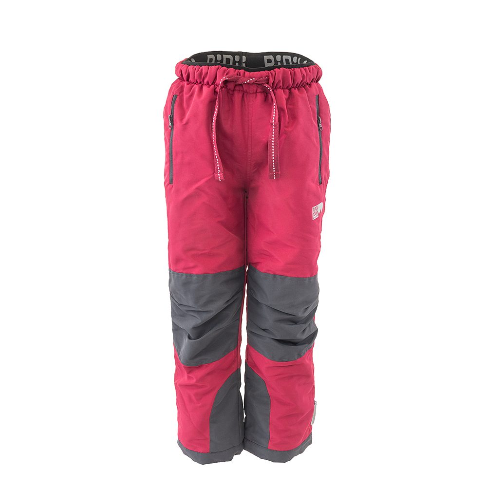 Levně kalhoty sportovní outdoorové, podšité fleezovou podšívkou, Pidilidi, PD1121-16, vínová - 146 | 11let