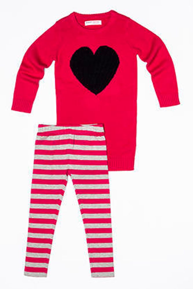 Lányok szett: öltöző Fabric, Leggings, Minotti, Little 8, Pink - 68/80 | 6-12m