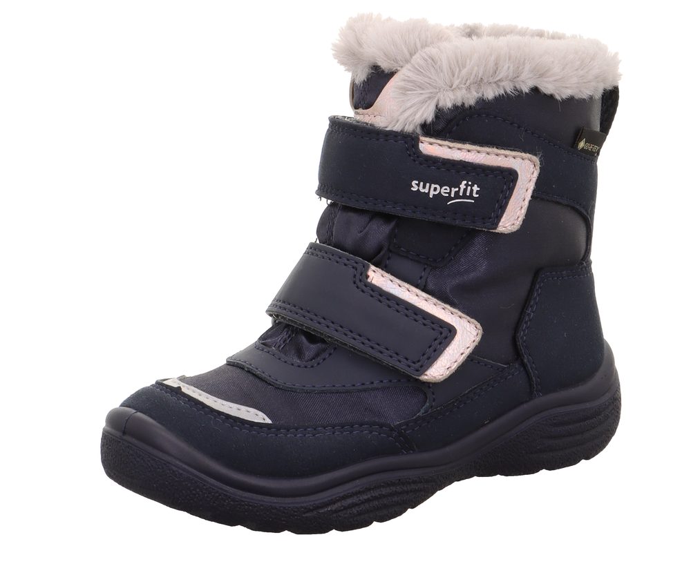 Dívčí zimní boty CRYSTAL Blue Gore-Tex, Superfit,1-009091-8010 - 26