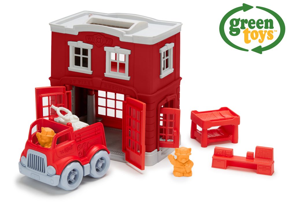 Tűzoltó állomás játékkocsi, Green Toys, W009294