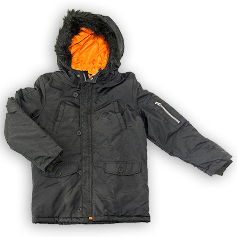 Coat Boys Park, Minoti, Word 3, Fekete - 152/158 | 12/13év