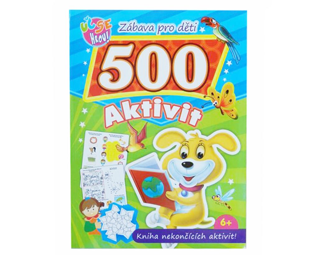 Levně 500 aktivit pro děti pes, Wiky, W027270