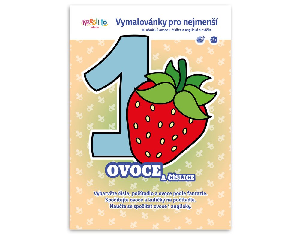 E-shop Maľovanky pre najmenších - Ovocie a číslice, Kresli.to, W011302