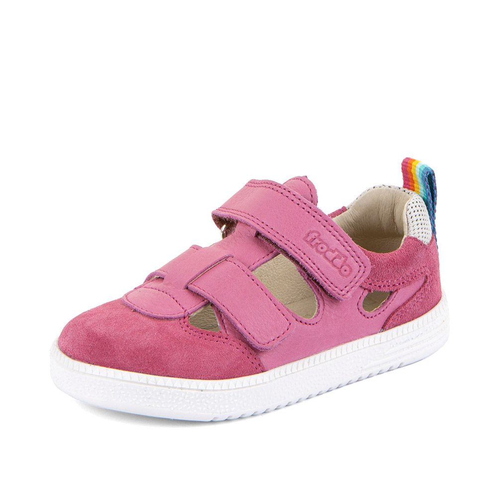 Levně Dívčí barefoot sandály LOOP SANDAL Fuxia Froddo G3150292-6 - 24