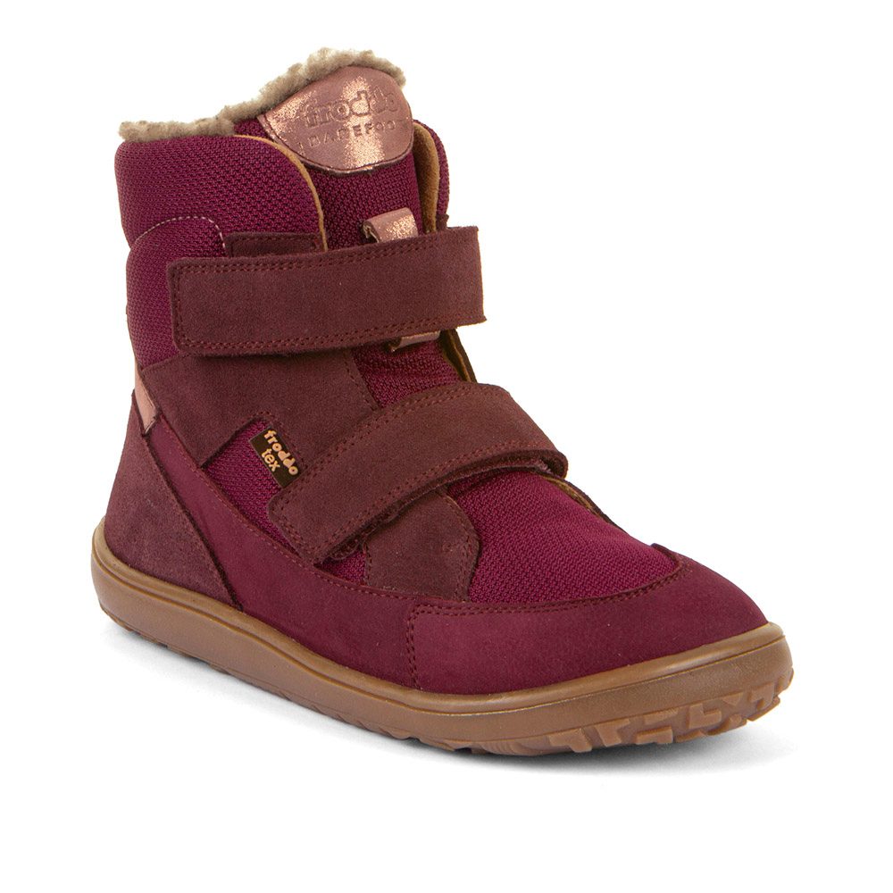 Dívčí zimní barefoot boty UP TEX WINTER Bordeaux G3160252-7 - 35
