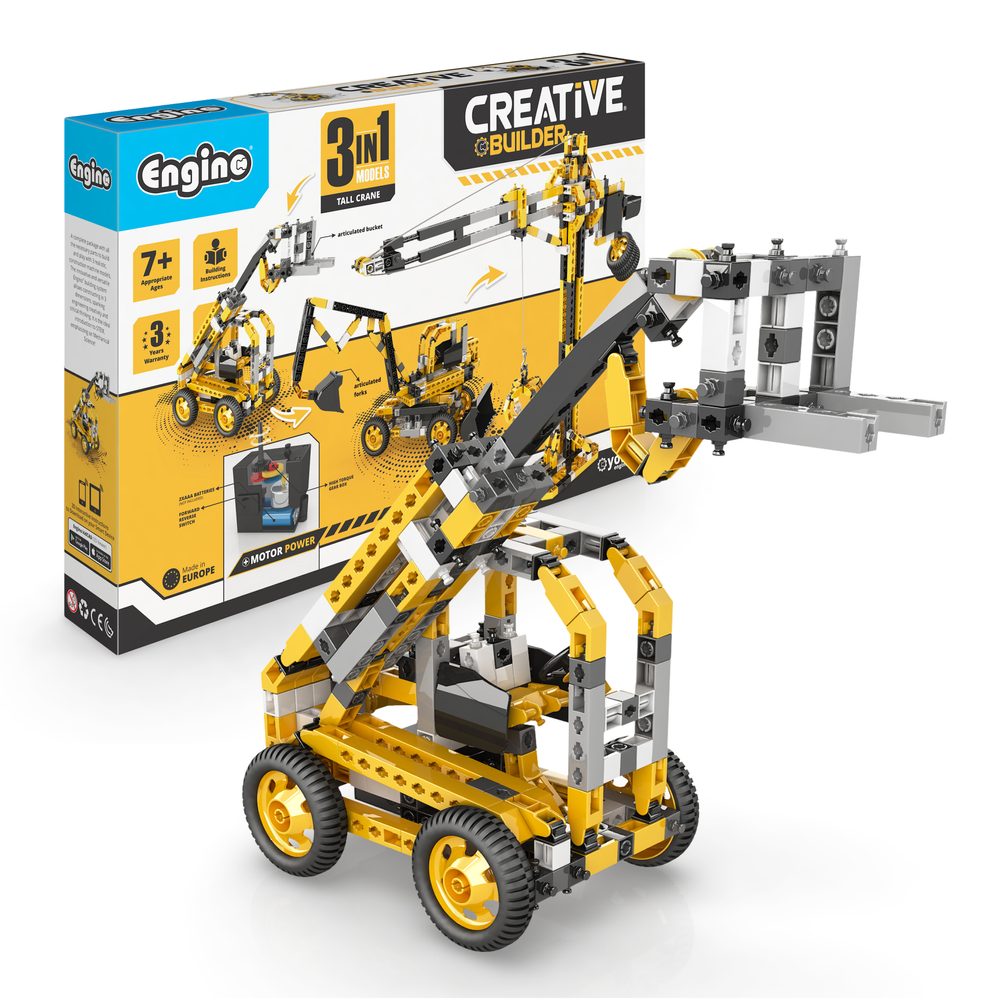 Levně ENGINO Stavebnice CREATIVE BUILDER set Stavebních strojů, ENGINO, W031240
