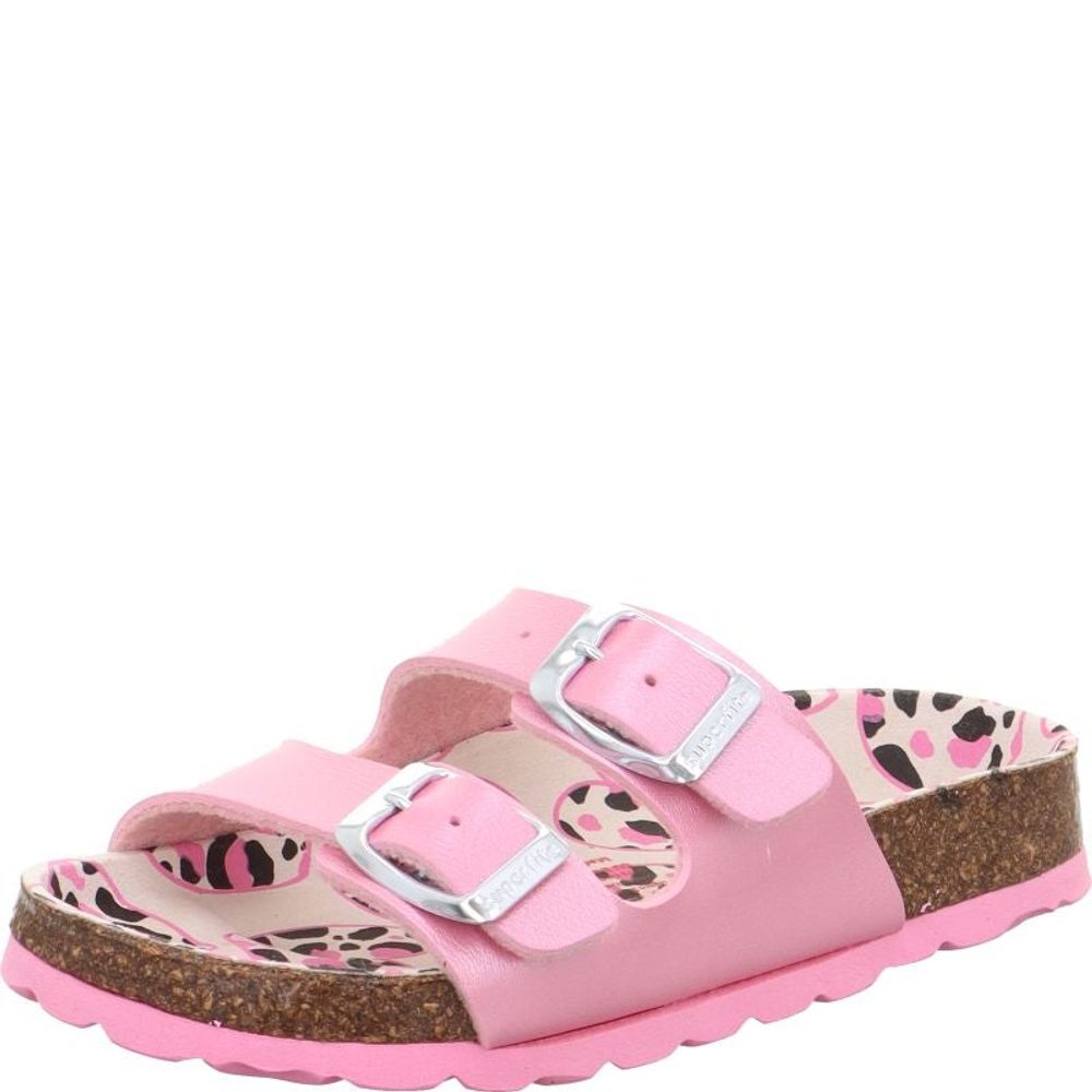 Dívčí korkové pantofle Superfit FOOTBAD Pink/Multicolored 1-800111-5550 - 29