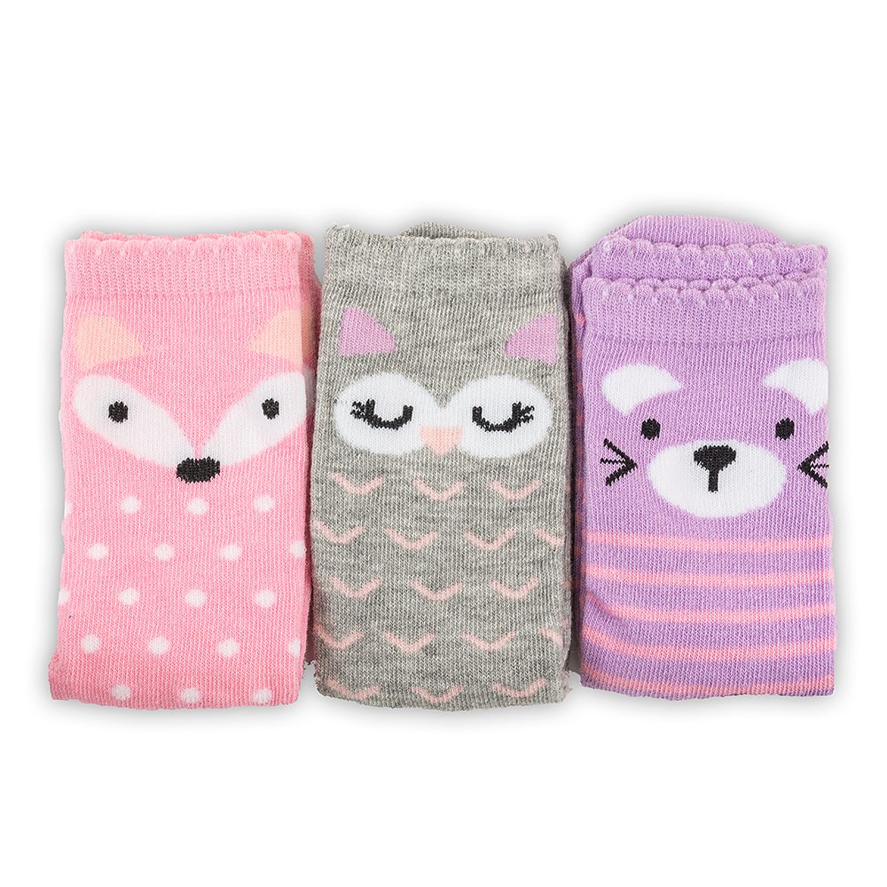 Levně veselé ponožky FUNNY dívčí - 3pack, Pidilidi, PD0135-01, holka - 35-37