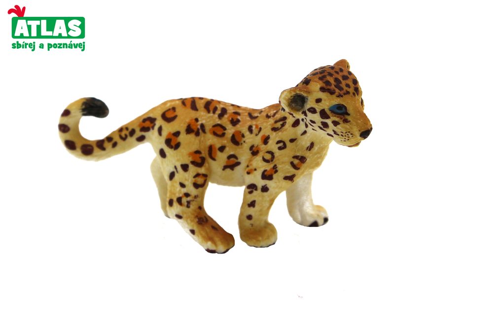 A - Figurka Leopard mládě 5,5cm, Atlas, W101825